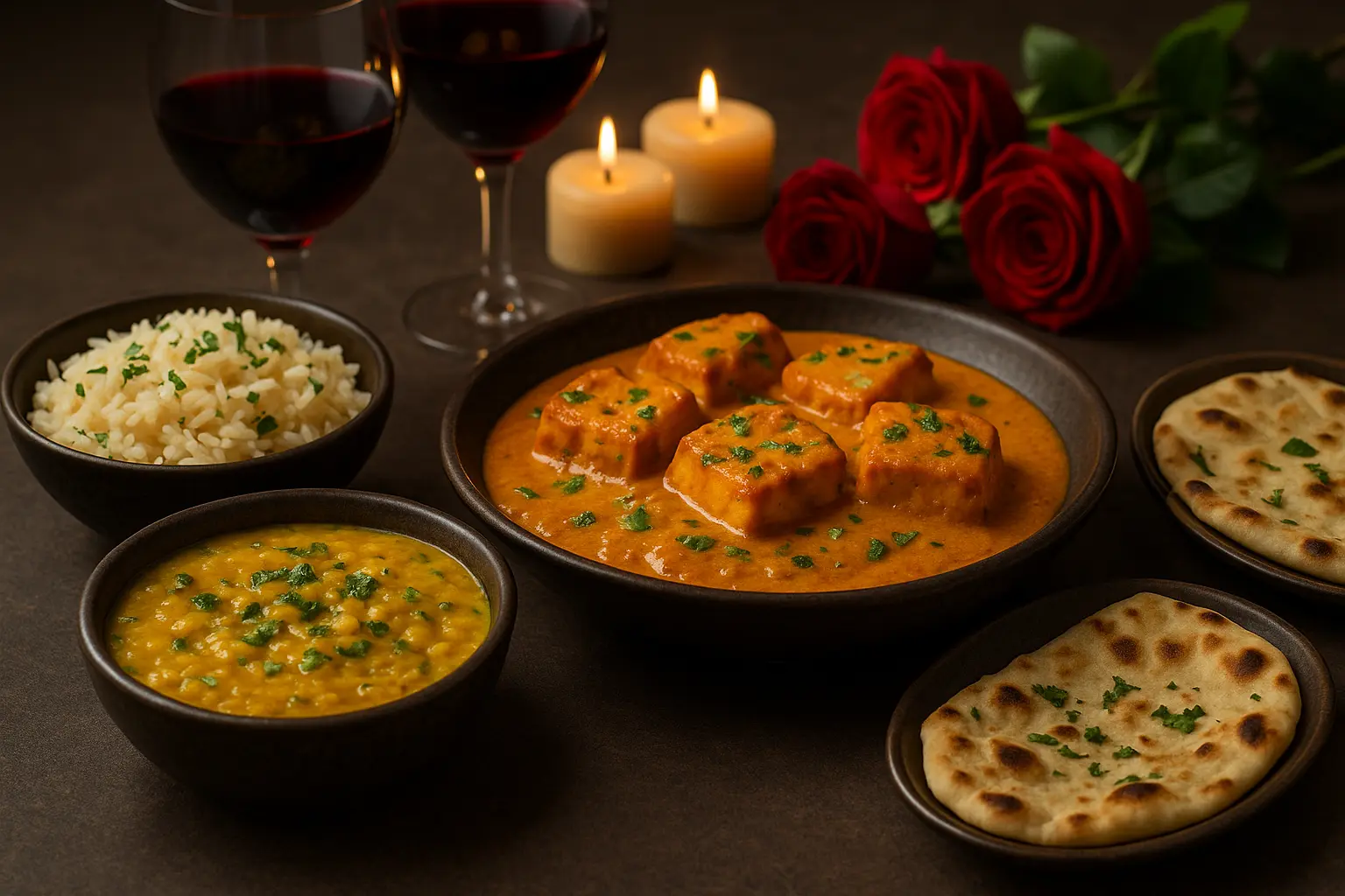 Romantic Dinners with Indian Flavors