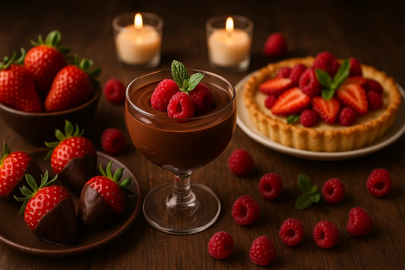 Romantic Vegan Desserts for Date Night