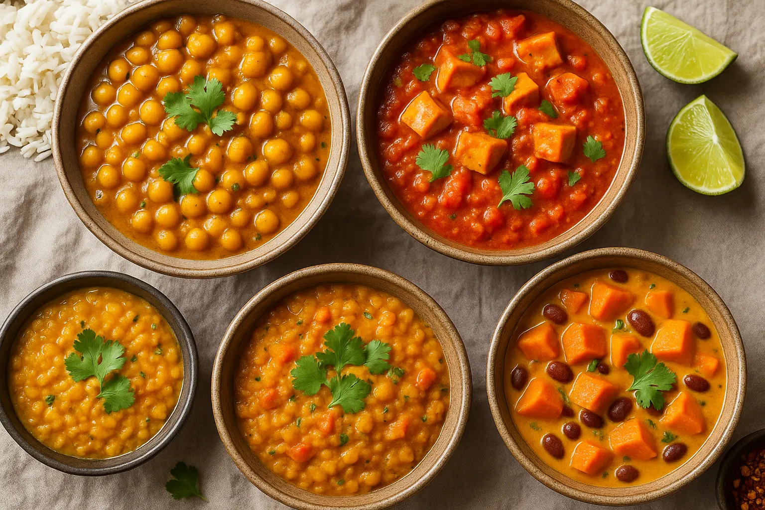 Simple Vegan Curries with Pantry Staples