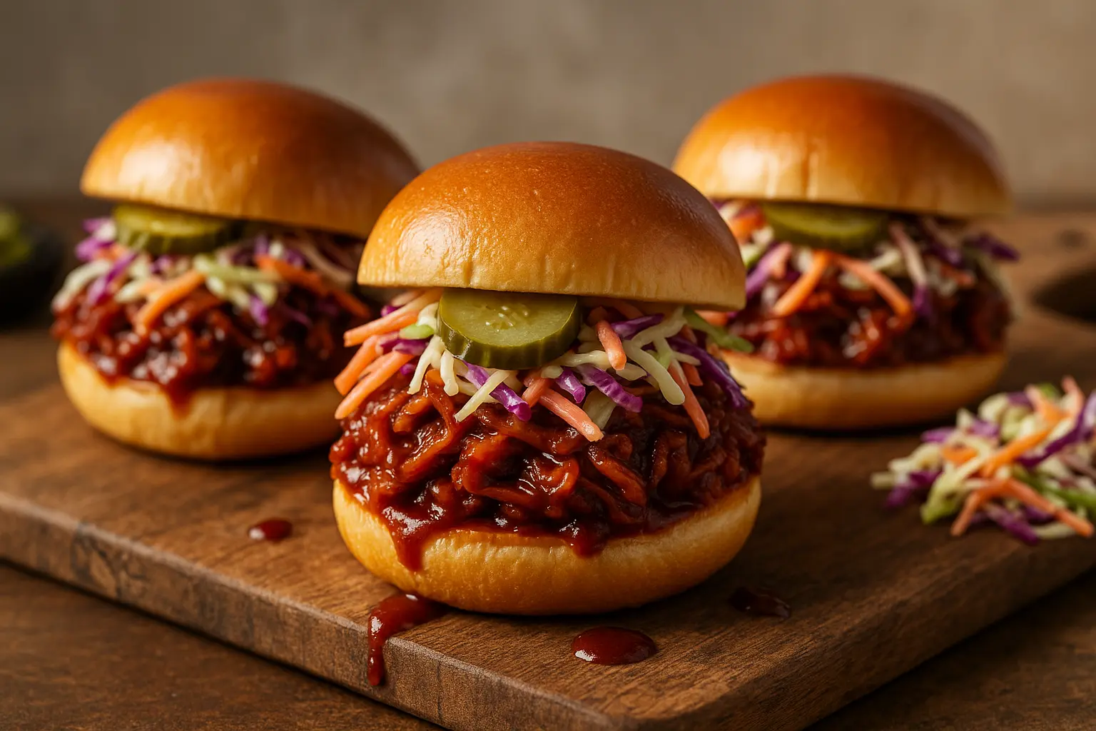 Smoky BBQ Jackfruit Sliders