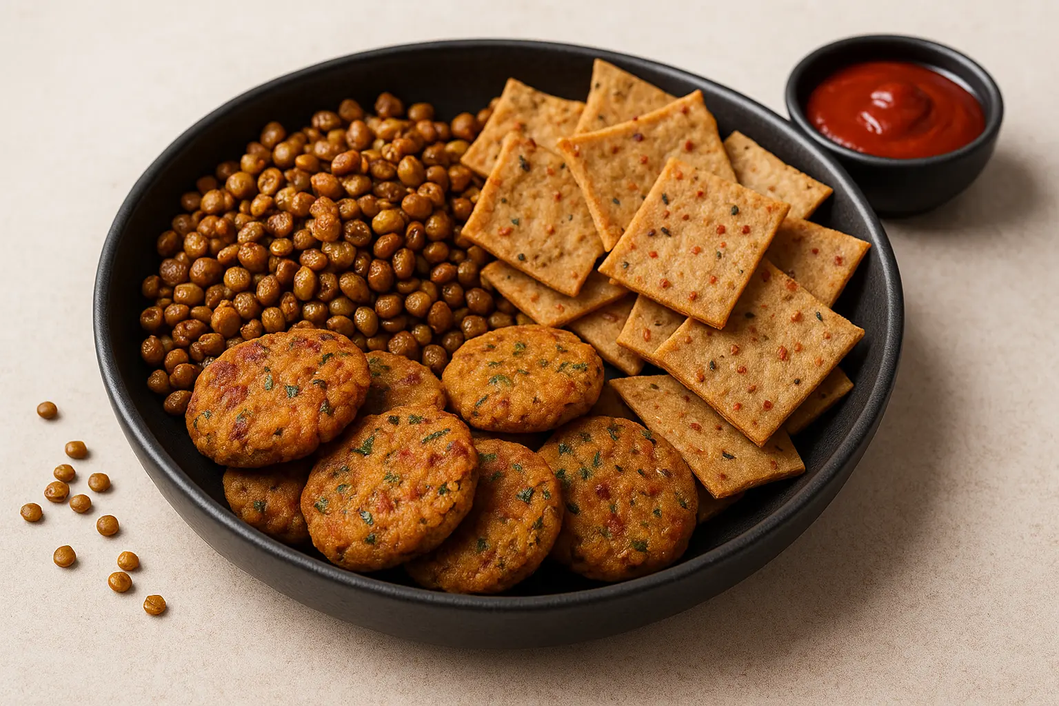 Spiced Lentil Snacks for Movie Nights