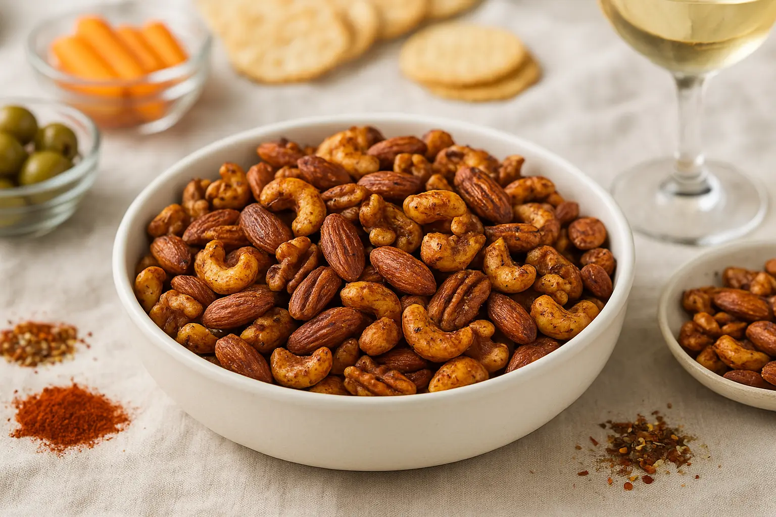 Homemade Spiced Nut Mixes for Snacking