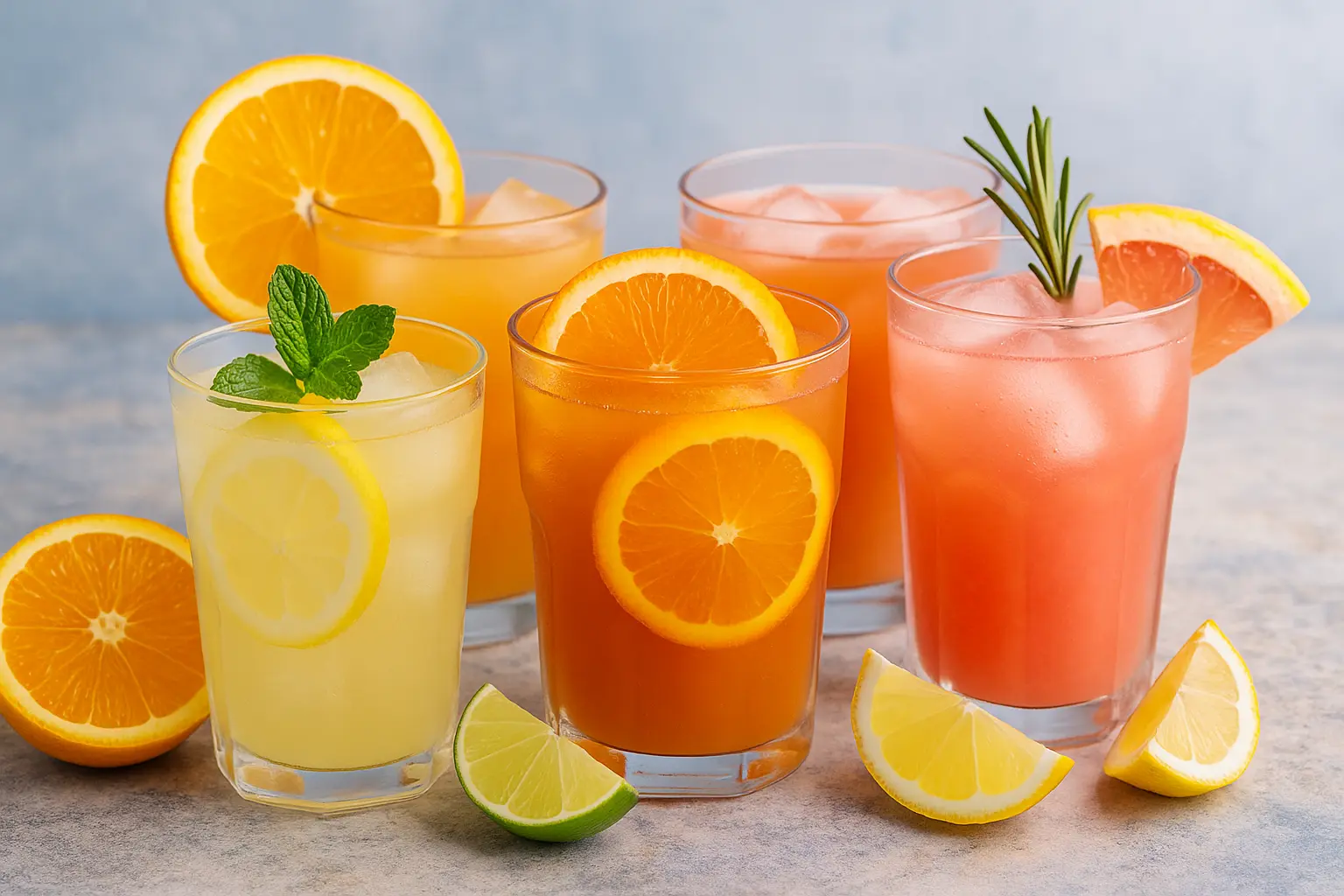 Refreshing Summer Mocktails with Citrus Punch