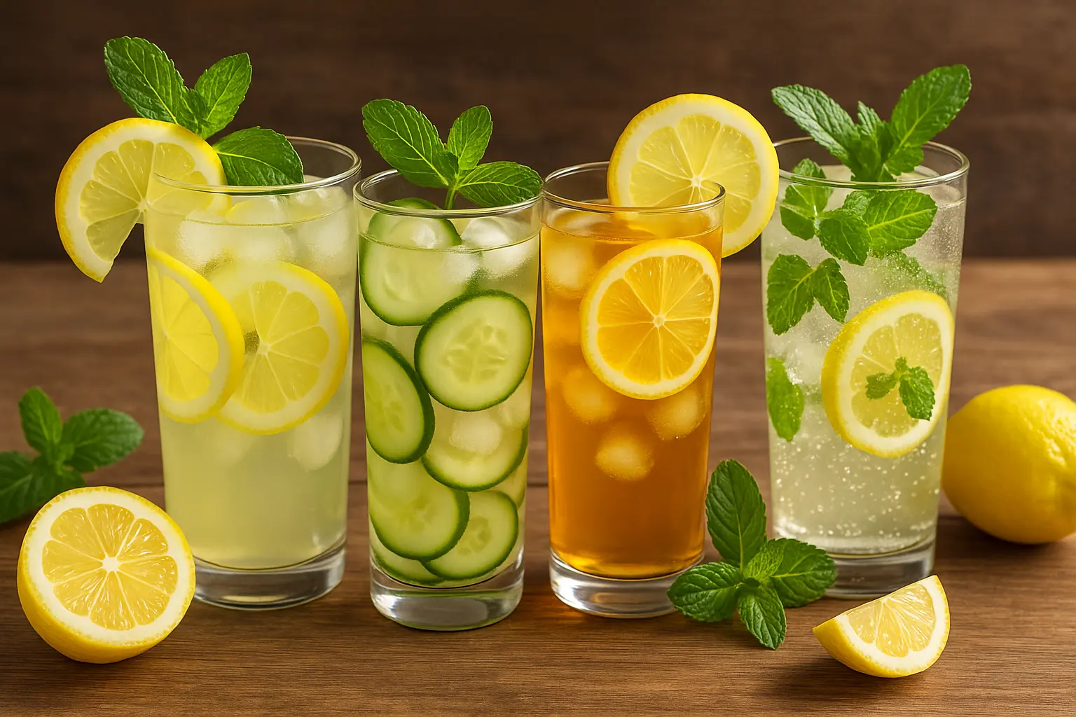 Refreshing Lemon-Based Drinks for Hydration