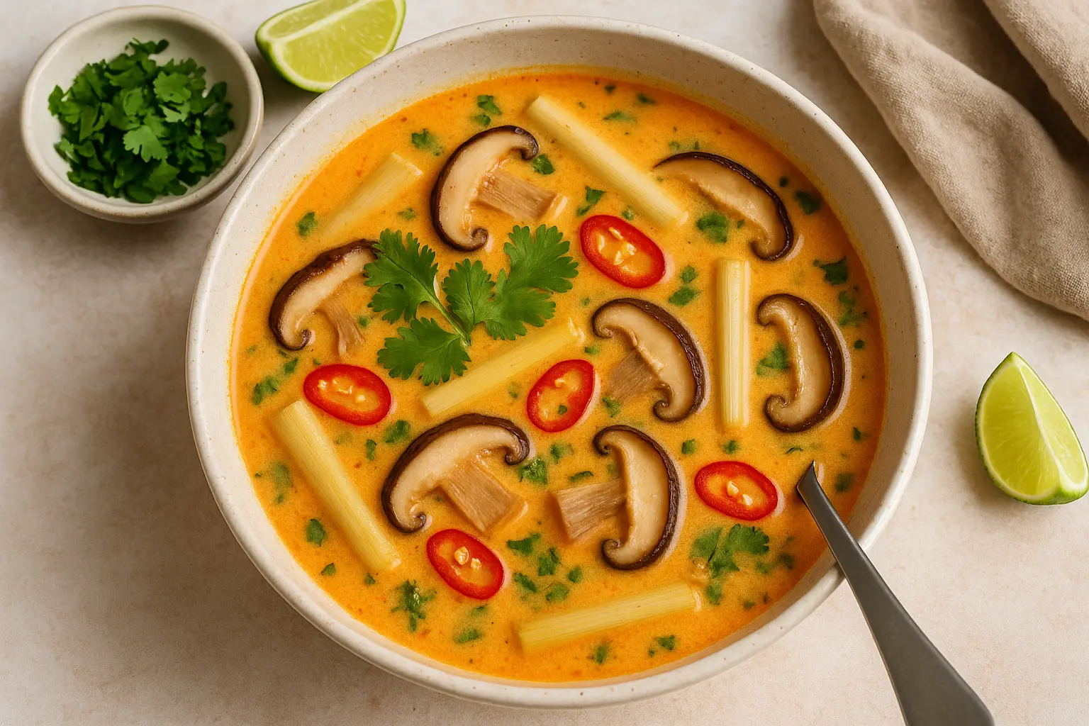 Thai Coconut Lemongrass Soup