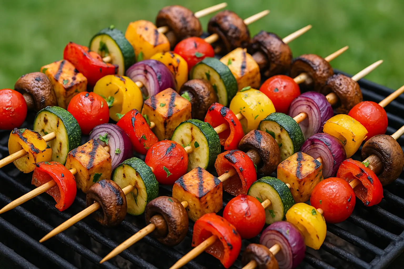 Vegan BBQ Skewers for Summer Cookouts
