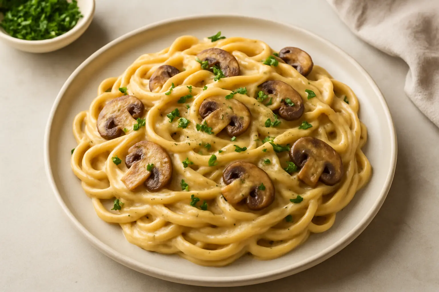 vegan-creamy-mushroom-pasta-recipe-indulgent