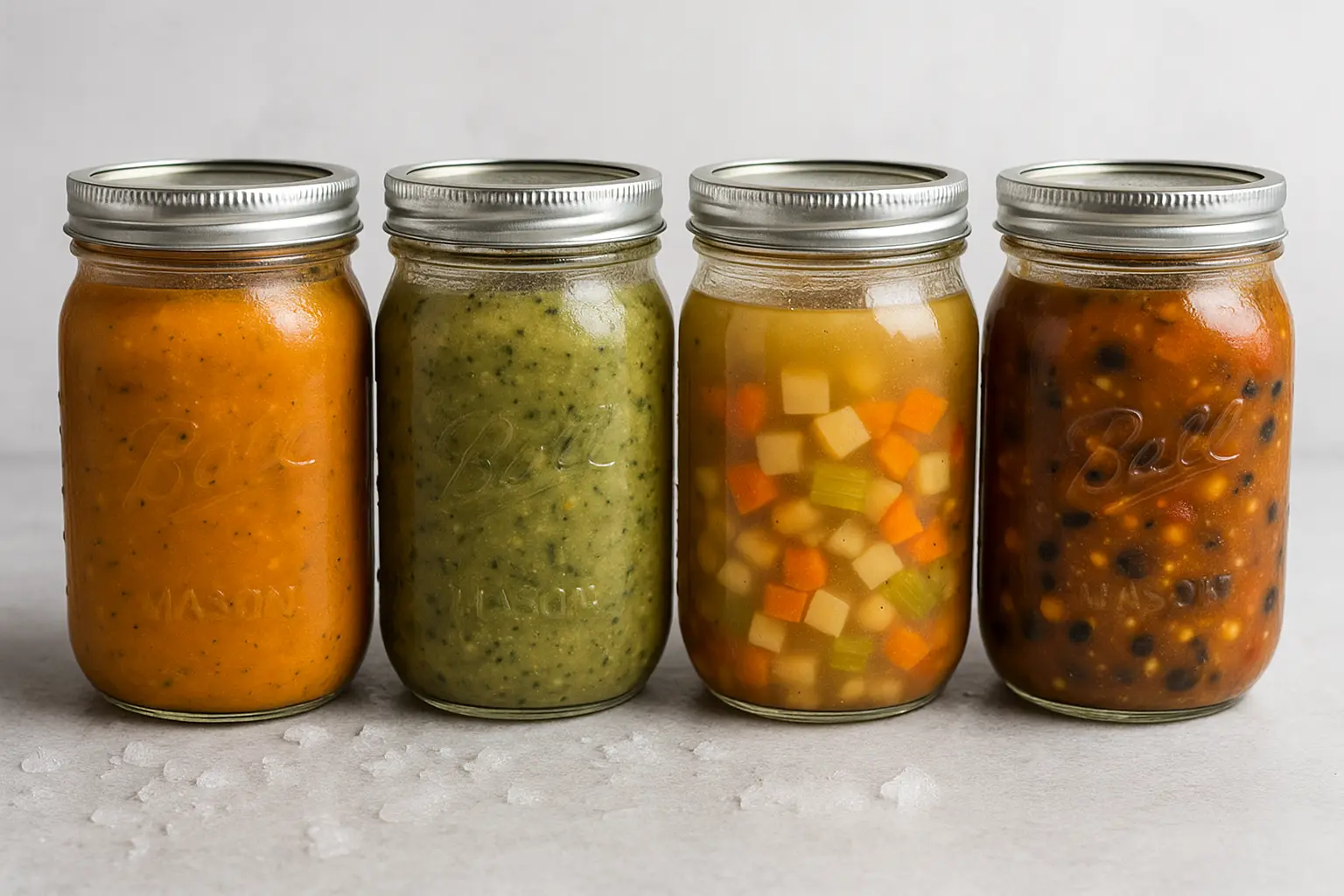 vegan-freezer-soups-in-mason-jars