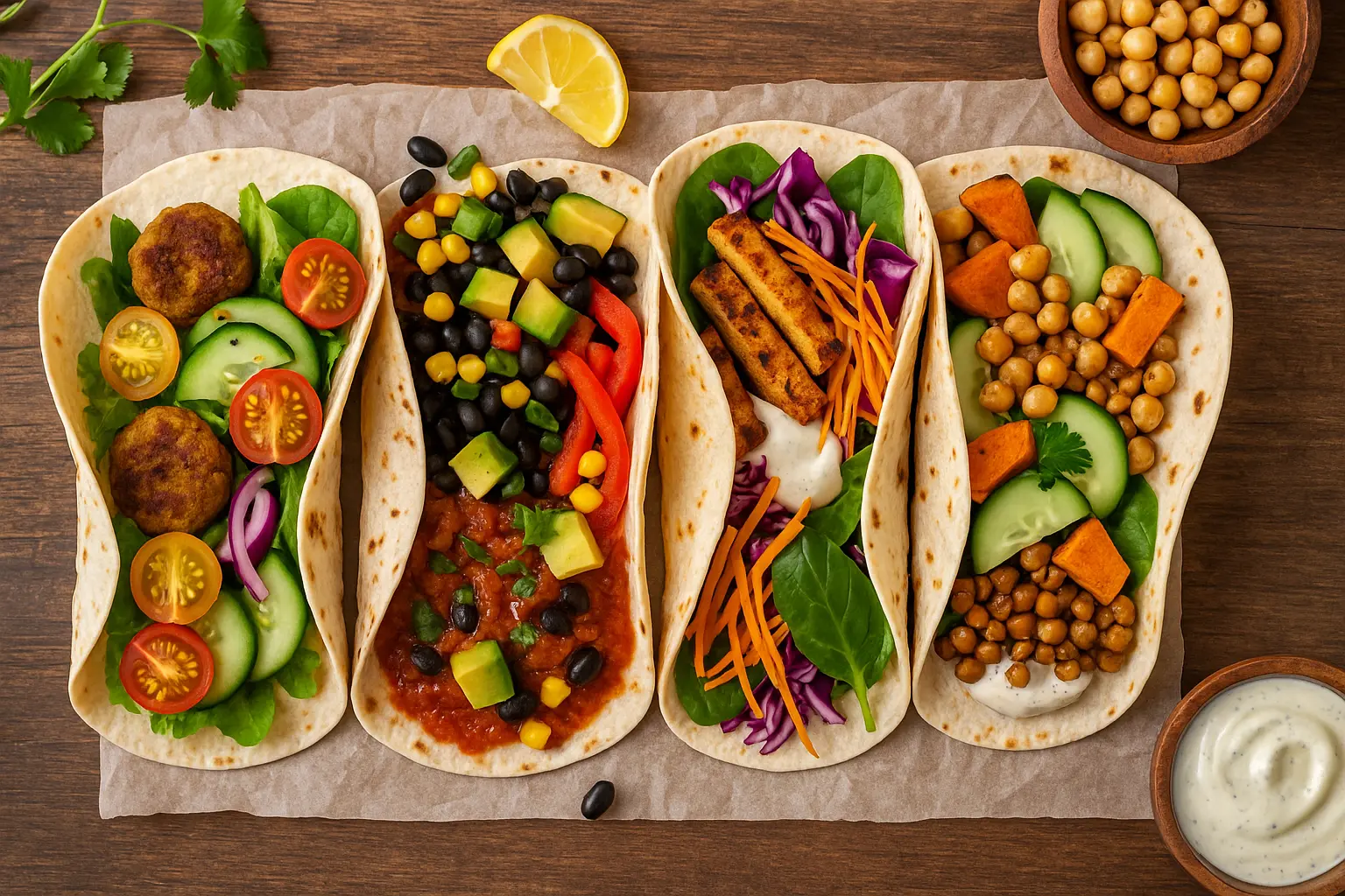 Global Flatbread Wraps You Can Meal Prep