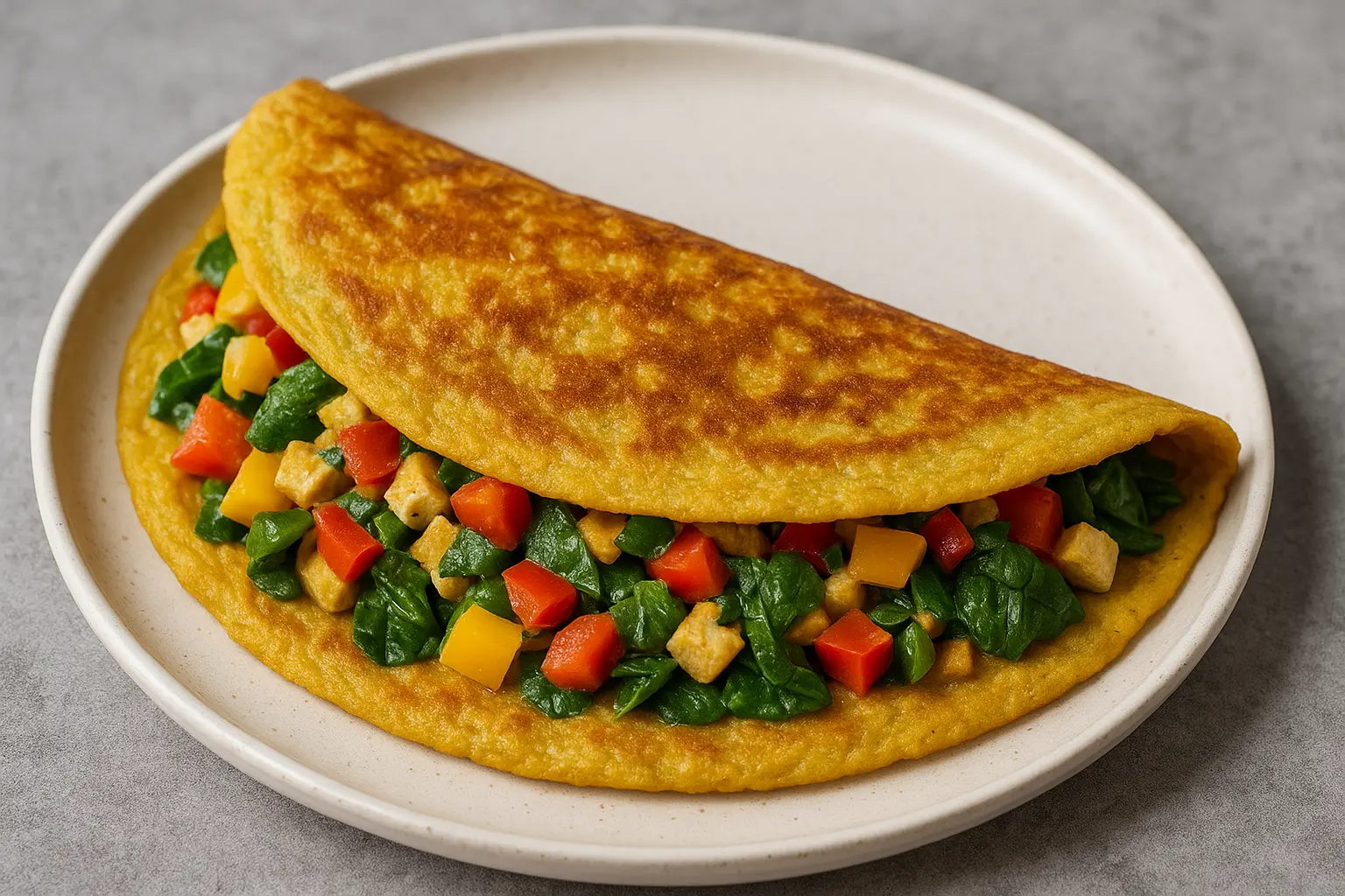 High-Protein Veggie Omelets (Without Eggs)v