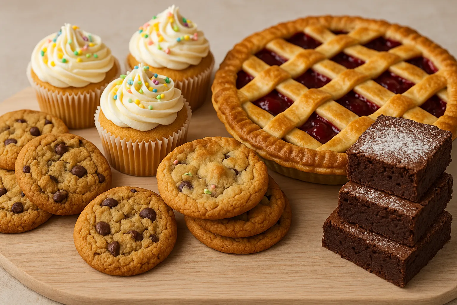 beginner-friendly-baking-desserts-cookies-cupcakes-brownies-pie