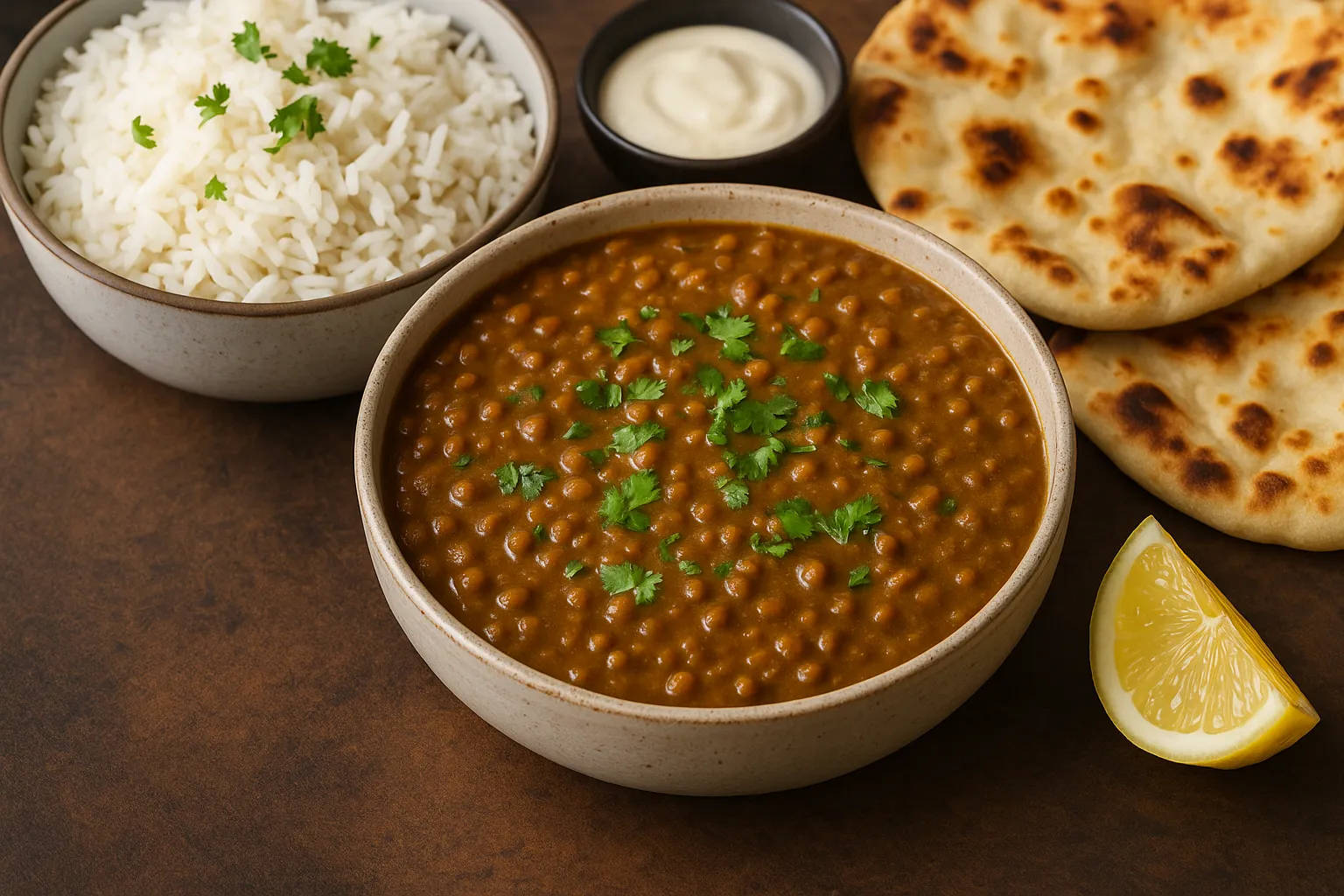 indian-lentil-curry-with-rice-and-naan