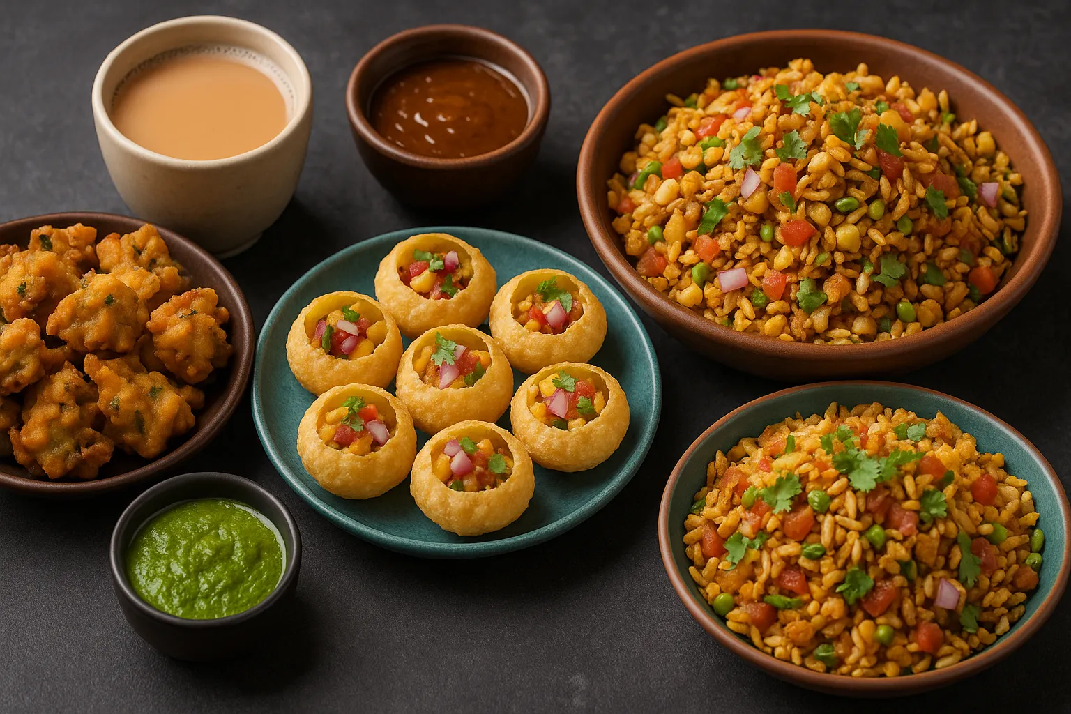indian-snacks-bhel-chaat-pakora-chai-landscape