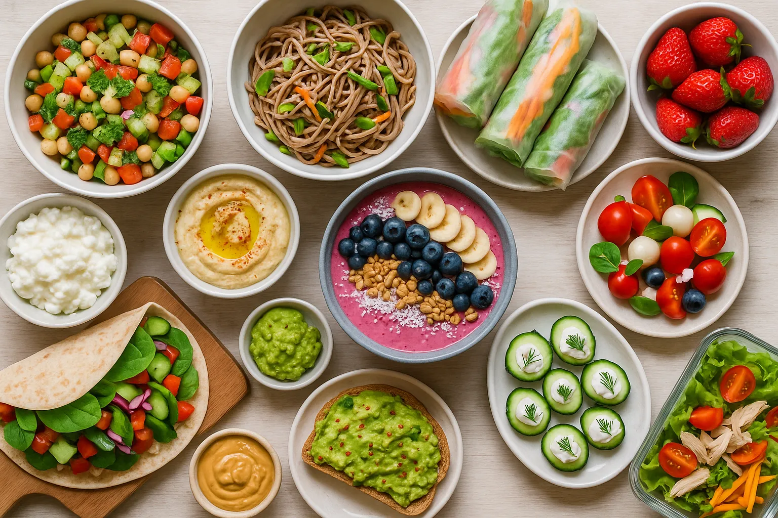 No-Cook Lunch Ideas for Hot Days or Lazy Moods