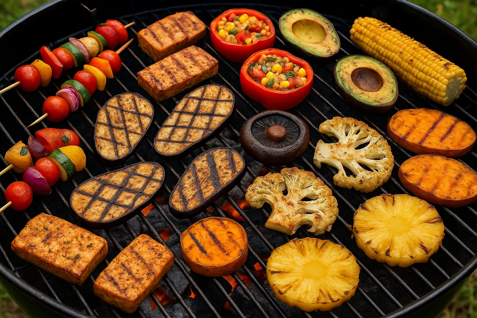 plant-based-summer-grilling-recipes-assortment