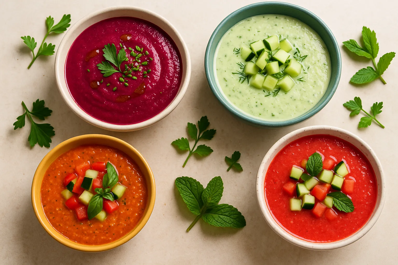 Refreshing Cold Soups for Hot Days