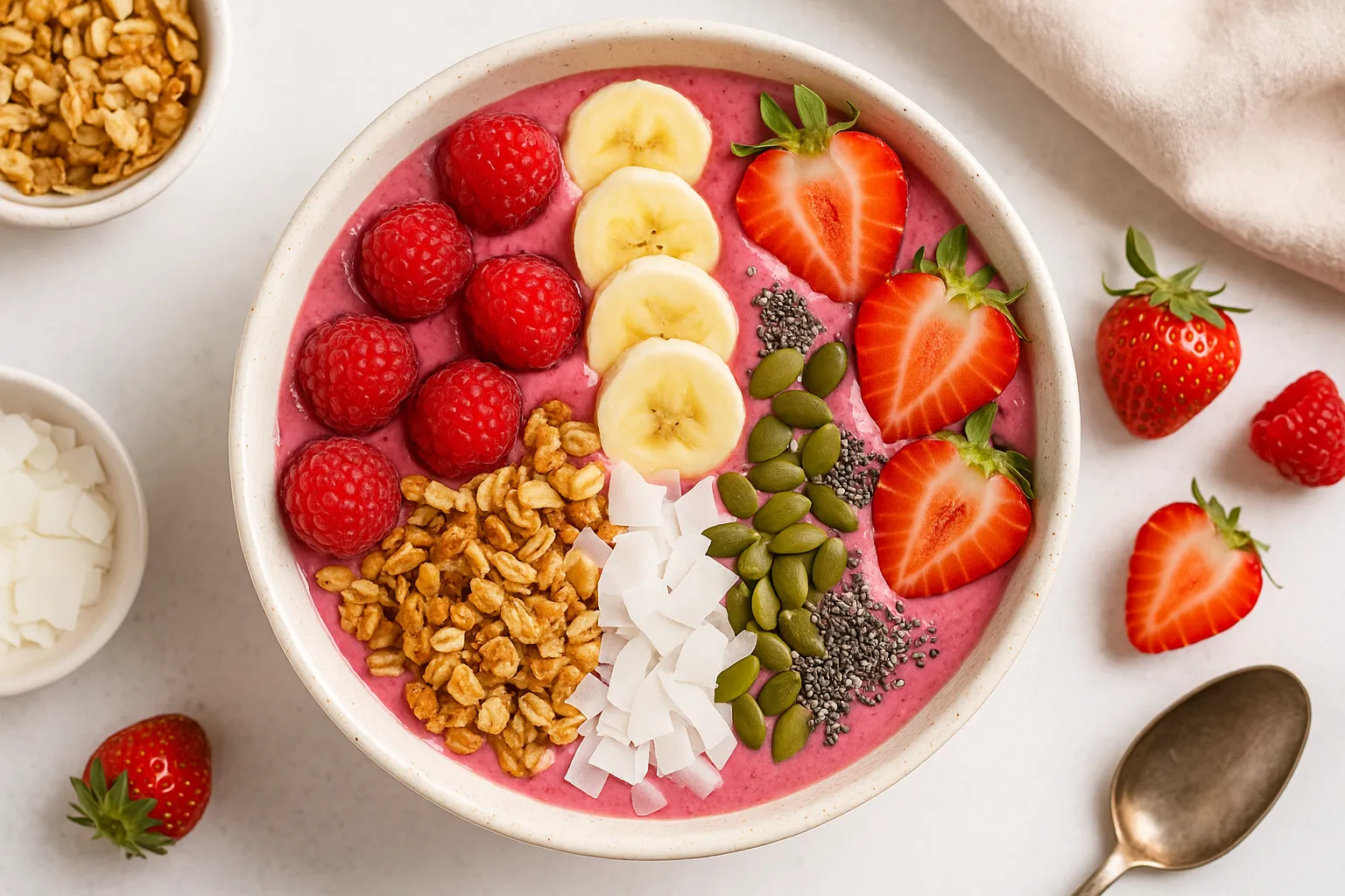 smoothie-bowl-no-cook-summer-lunch-healthy-fruit