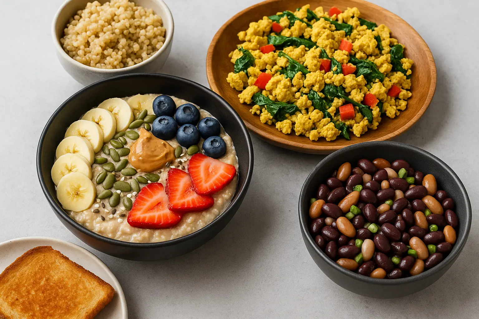 High-Protein Vegetarian Breakfasts Without Eggs or Meat